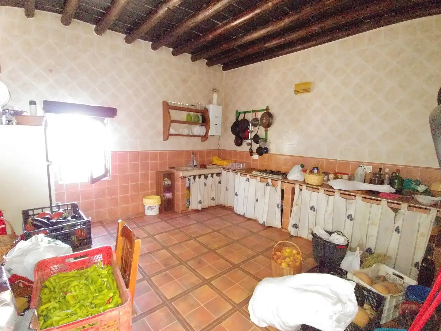 Cocina de Finca rústica en venta en Sorvilán con Jardín privado, Terraza y Amueblado