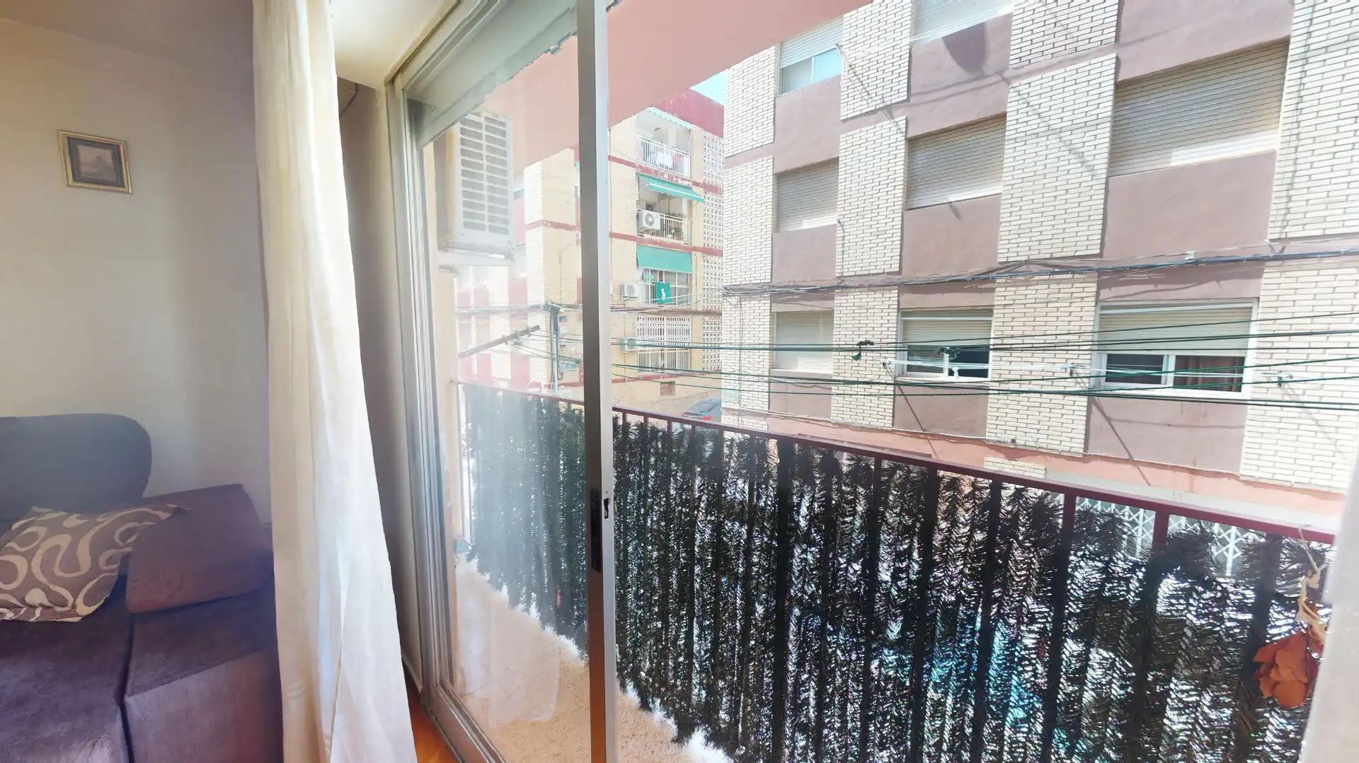 Balcony of Flat for sale in Villajoyosa / La Vila Joiosa  with Air Conditioner, Furnished and Balcony
