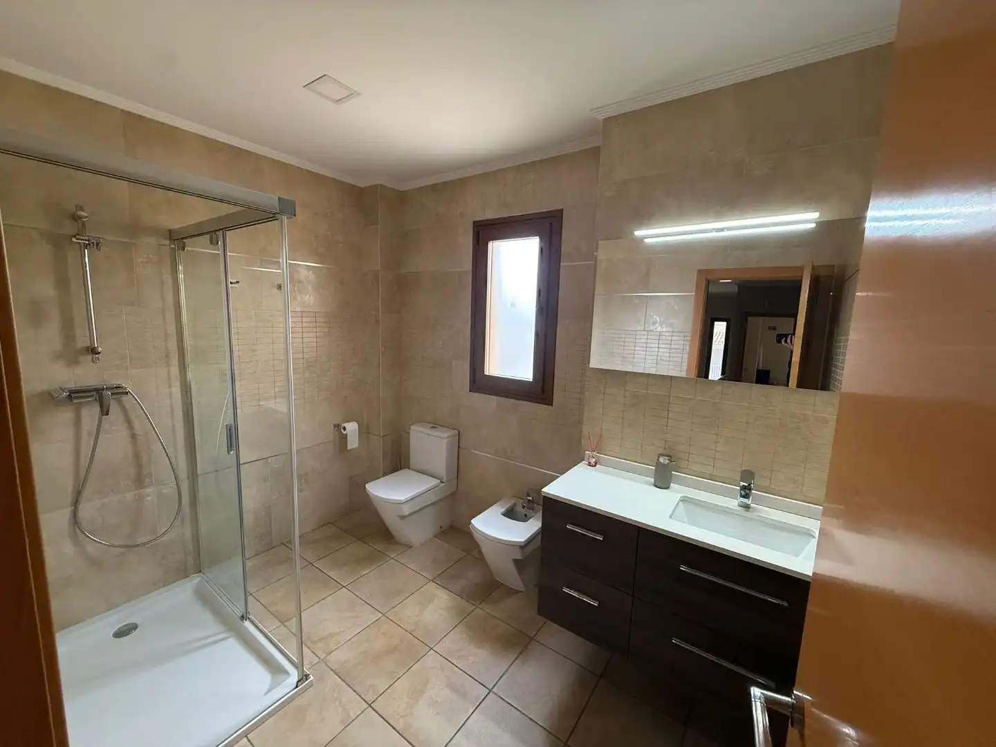 Bany de Casa o xalet en venda en Oliva amb Aire condicionat, Terrassa i Piscina