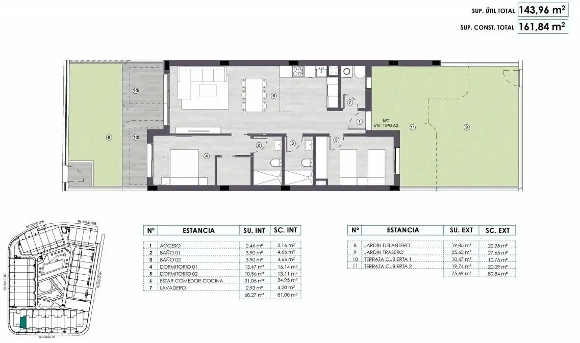 Apartament en venda en Monforte del Cid amb Aire condicionat, Calefacció i Jardí privat