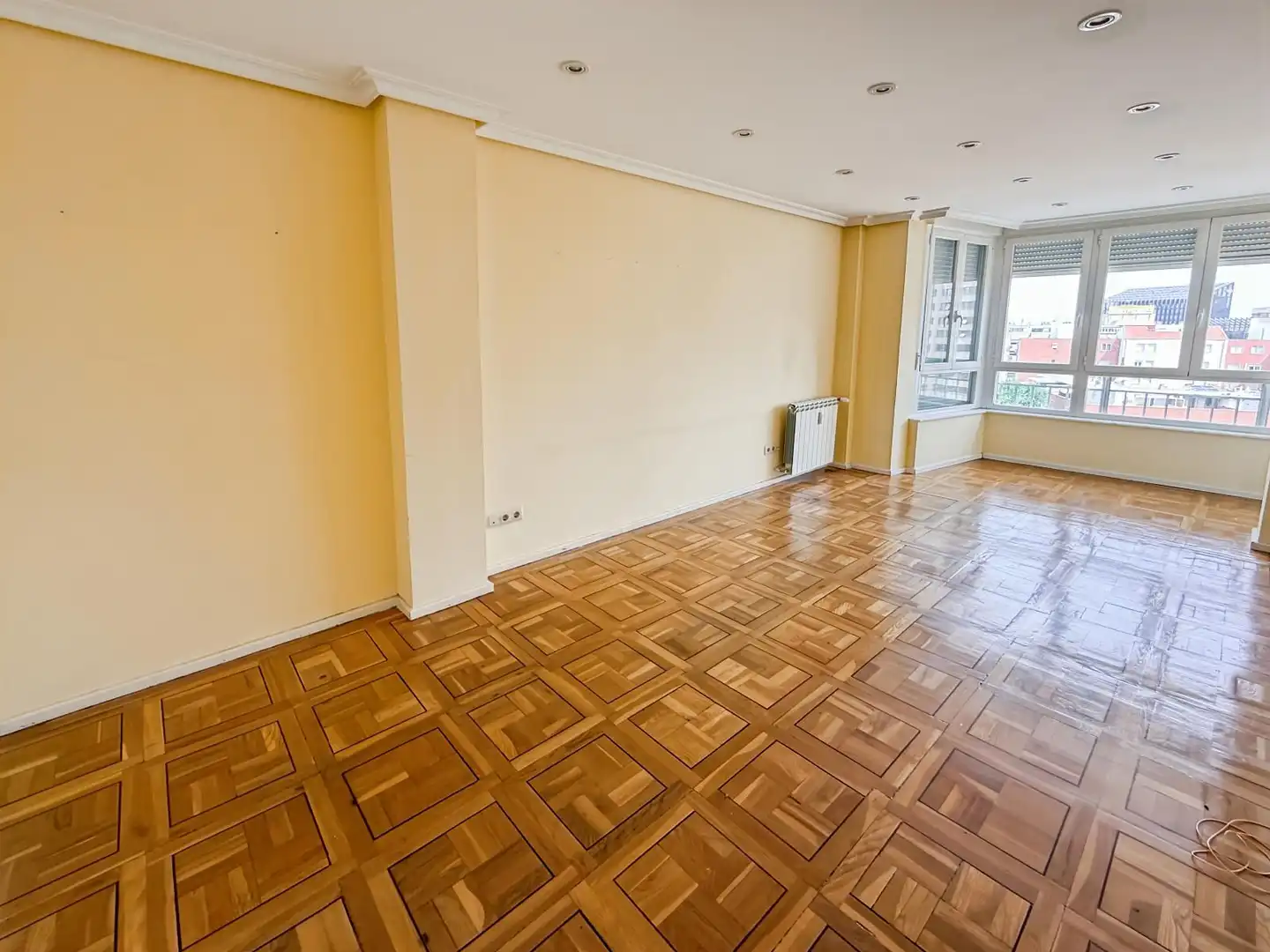 Sala de estar de Piso de alquiler en Madrid con Calefacción y Parquet