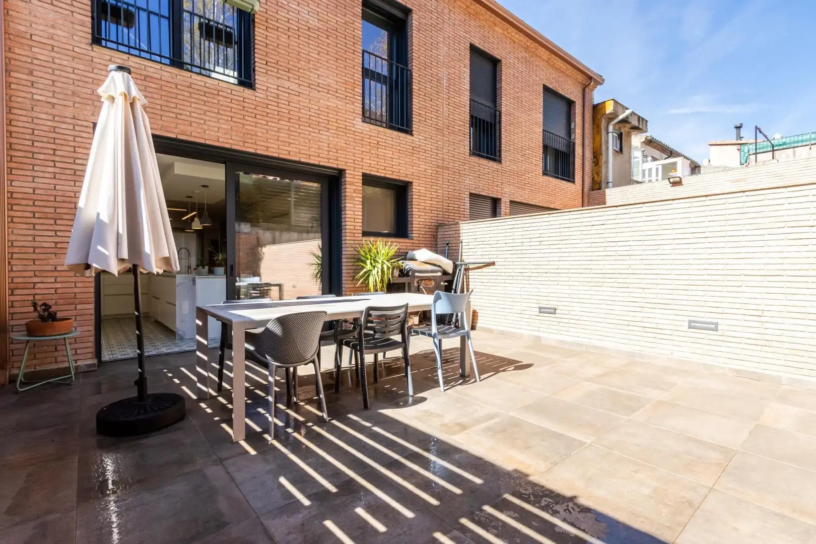 Terrace of Flat for sale in Sant Llorenç Savall  with Heating, Private garden and Parquet flooring