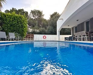 Exterior view of House or chalet for sale in Es Mercadal  with Air Conditioner, Heating and Private garden