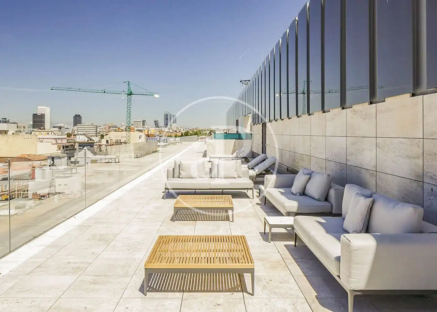 Terrace of Flat for rent in Madrid  with Air Conditioner, Heating and Terrace