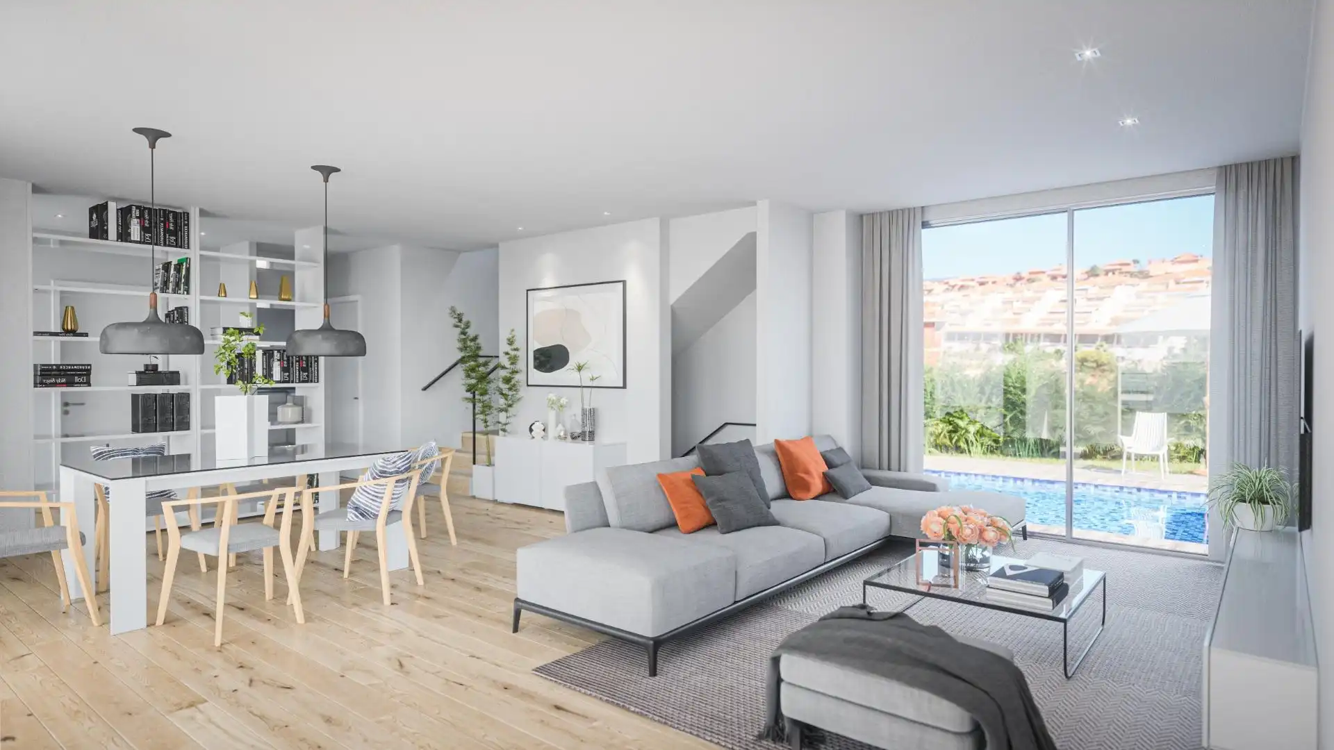 Living room of Houses for sale in Mazarrón  with Private garden, Terrace and Swimming Pool