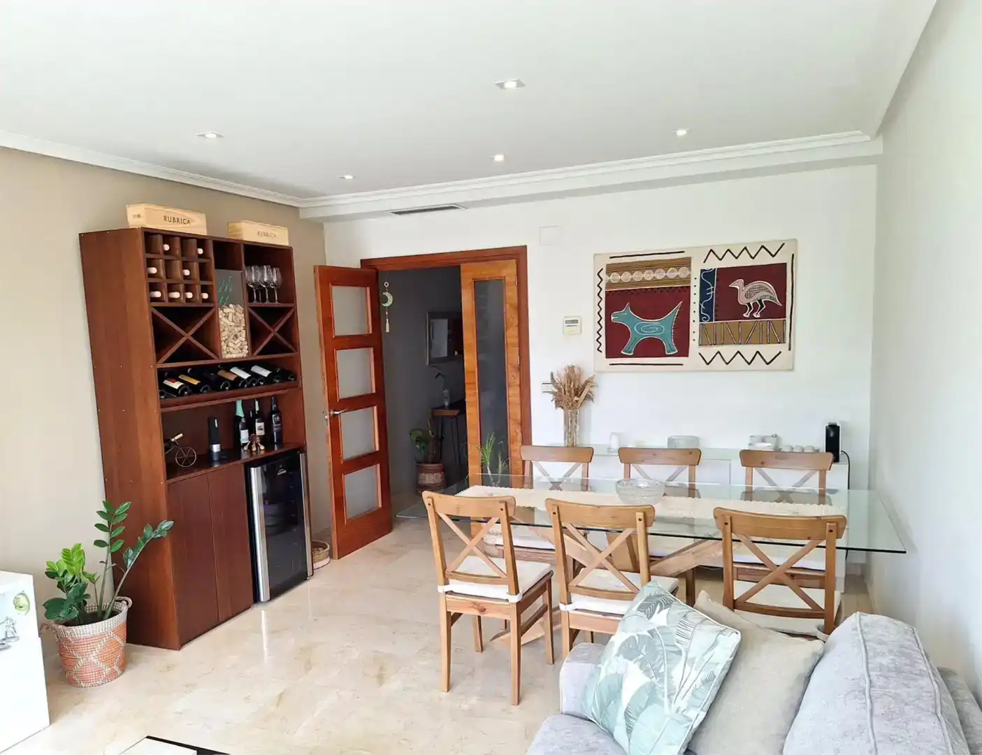 Esszimmer von Wohnung zur Miete in Elche / Elx mit Klimaanlage und Möbliert