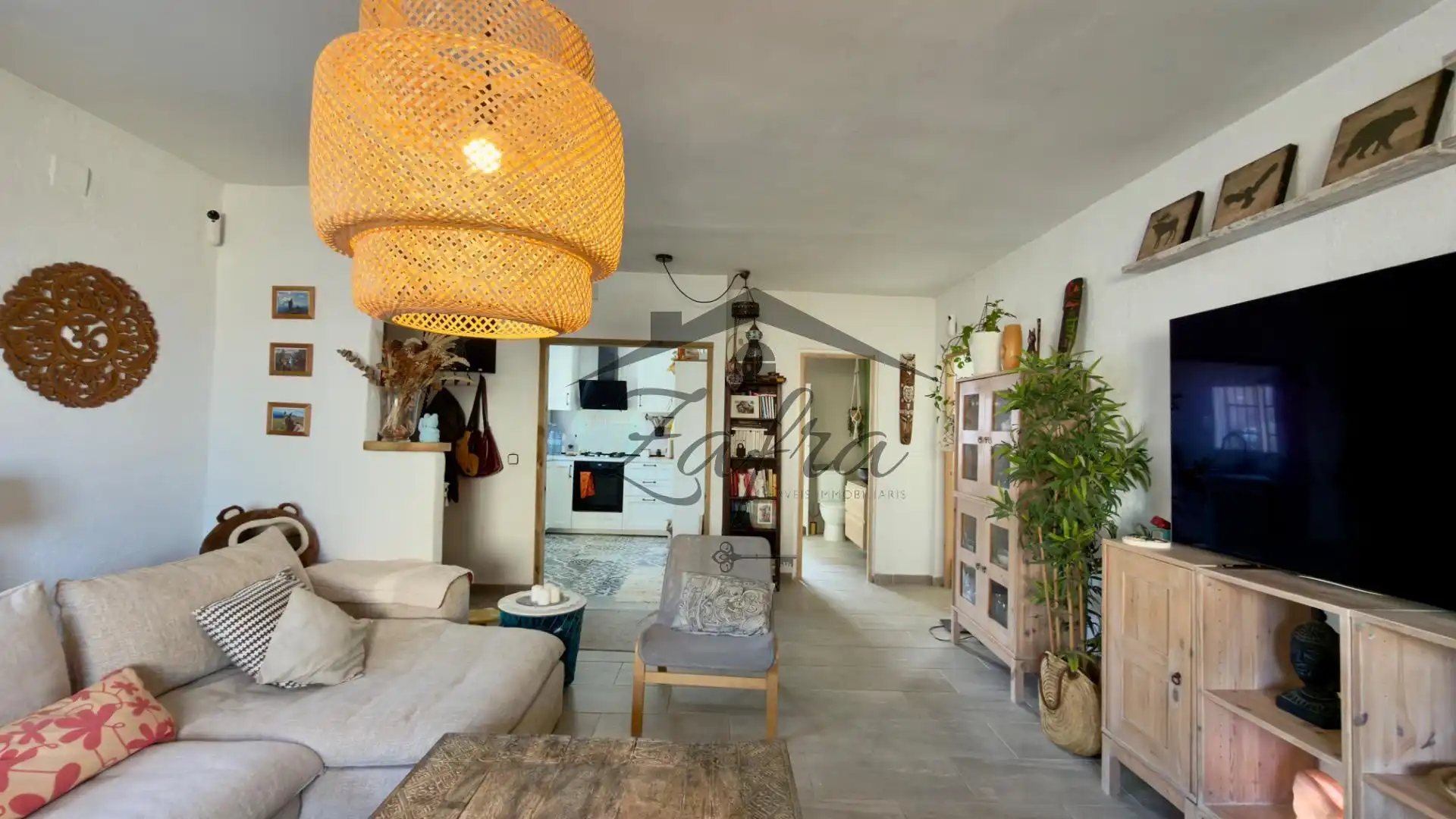 Sala d'estar de Casa o xalet en venda en Tordera amb Aire condicionat, Jardí privat i Terrassa