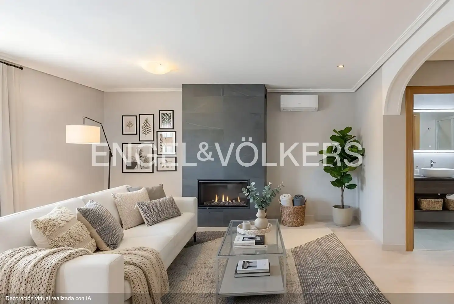 Sala d'estar de Casa o xalet en venda en La Pobla de Vallbona amb Aire condicionat, Calefacció i Jardí privat