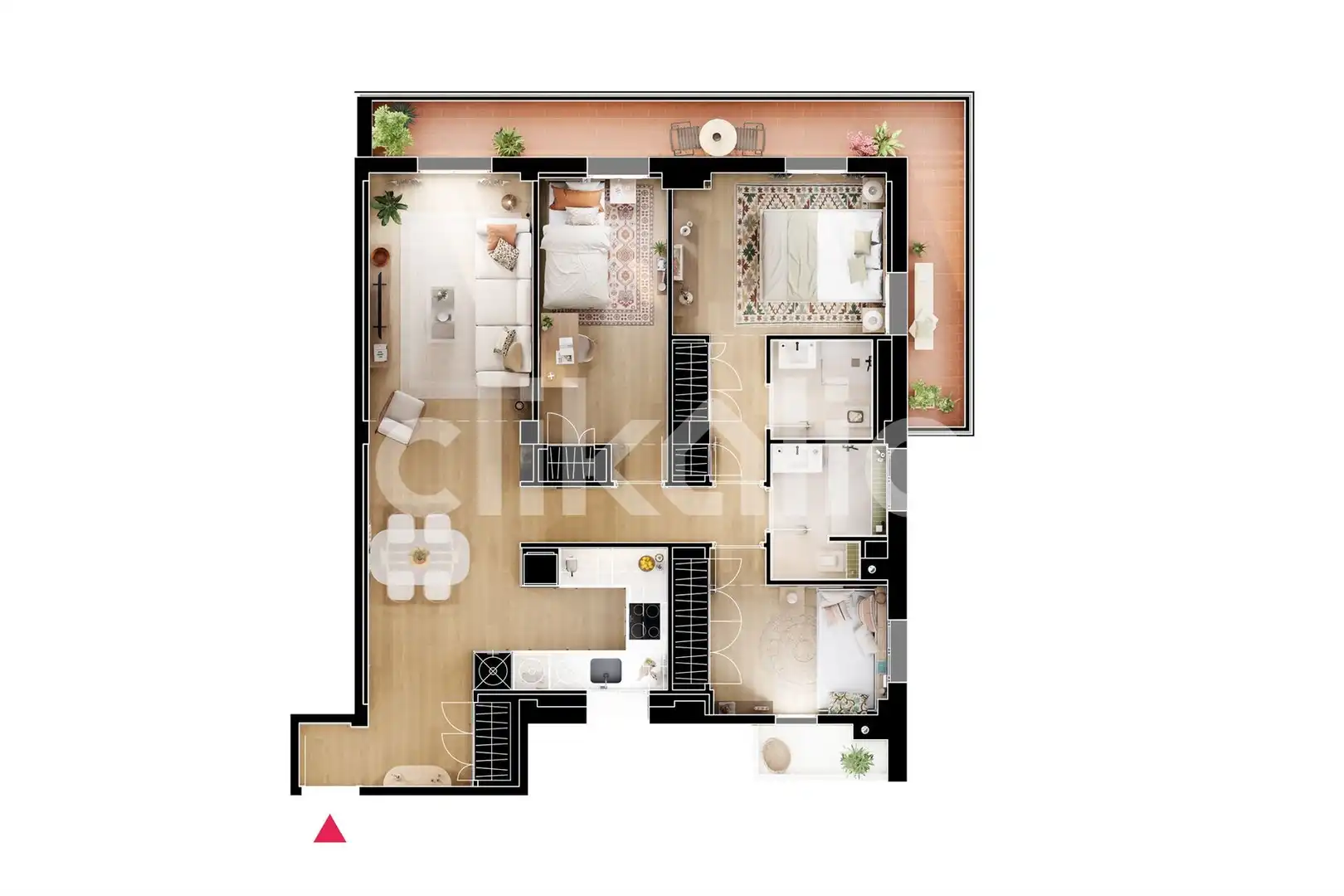 Flat for sale in Sevilla  with Air Conditioner, Terrace and Balcony