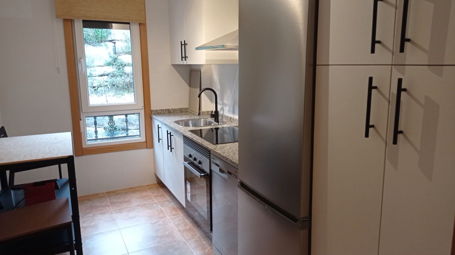 Kitchen of Flat for sale in Foz  with Heating, Storage room and Furnished