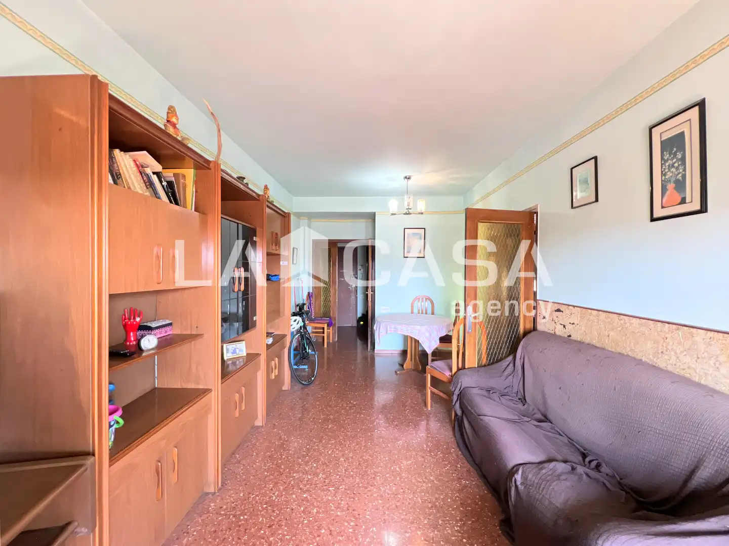 Wohnzimmer von Dachboden zum Verkauf in Badalona mit Balkon
