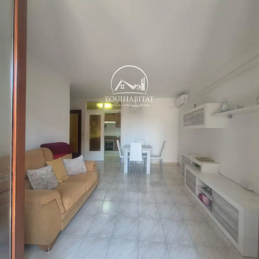 Sala de estar de Piso de alquiler en Lleida con Aire acondicionado, Terraza y Amueblado