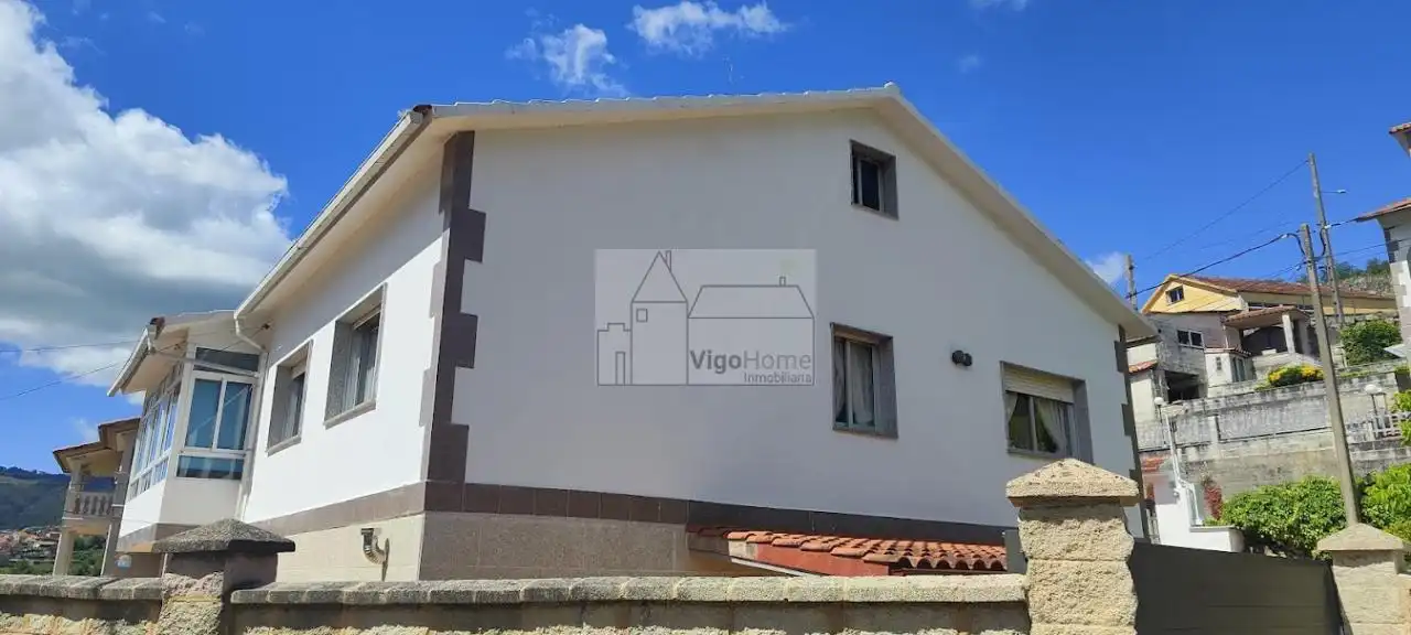 Vista exterior de Casa o chalet en venta en Moaña con Calefacción, Jardín privado y Trastero