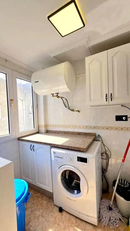 Küche von Wohnung zur Miete in Gandia mit Klimaanlage, Terrasse und Möbliert