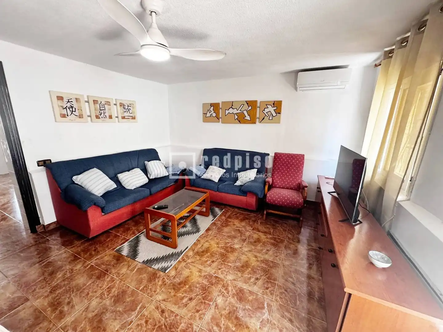 Sala de estar de Casa o chalet en venta en Murcia con Aire acondicionado y Terraza