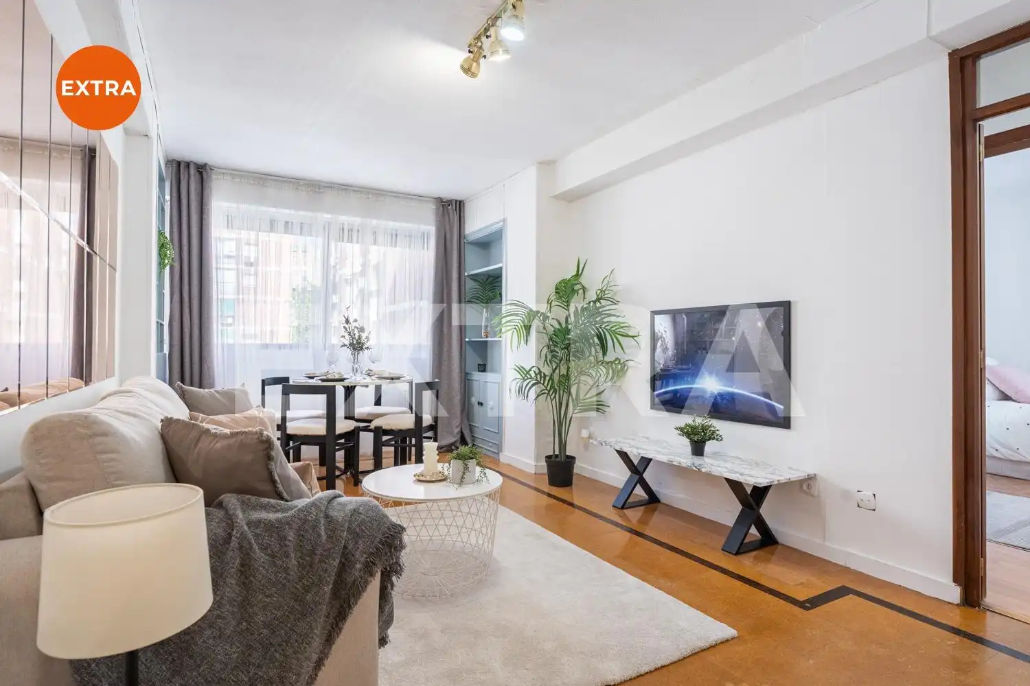 Sala de estar de Piso en venta en Madrid con Calefacción y Parquet