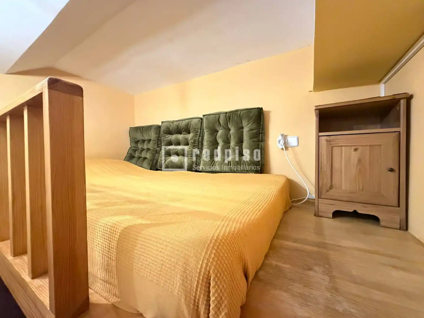 Schlafzimmer von Wohnung zur Miete in Madrid mit Klimaanlage, Heizung und Terrasse