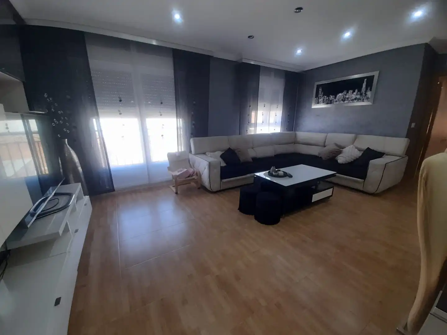 Sala d'estar de Pis en venda en Puertollano amb Aire condicionat i Parquet