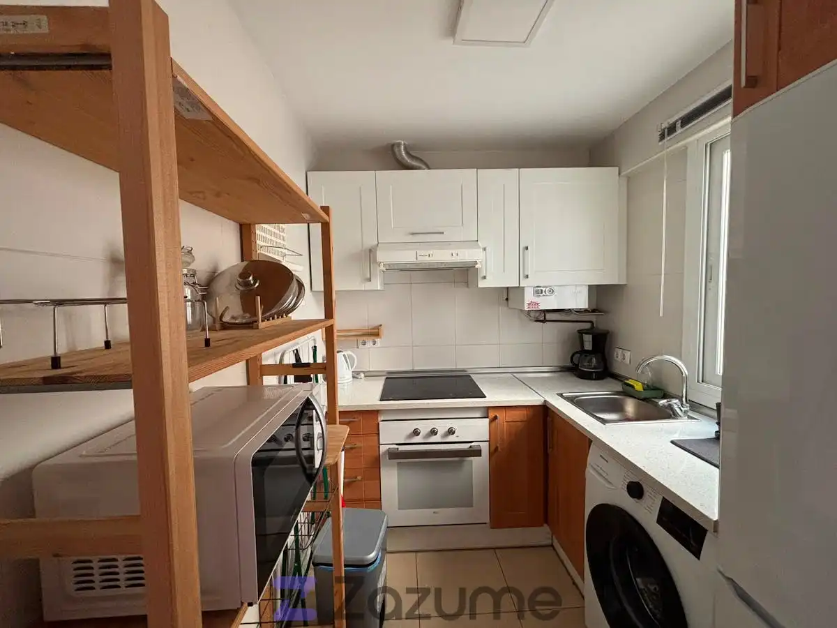Küche von Wohnung zur Miete in Zaragoza mit Heizung, Möbliert und Ofen