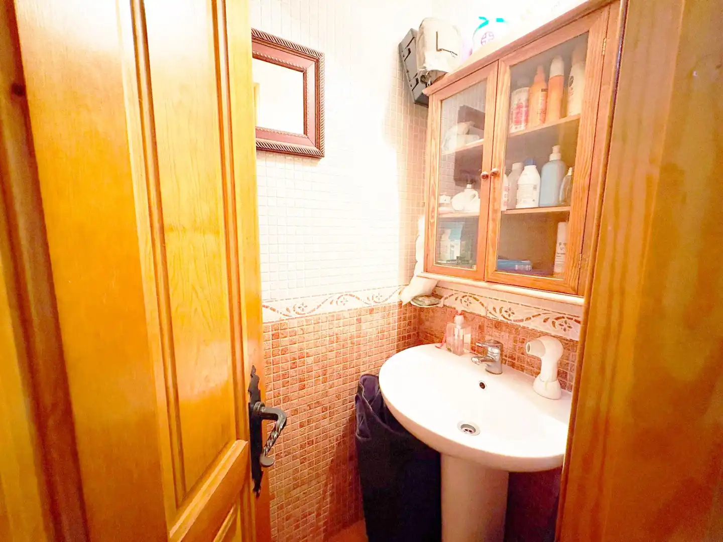 Baño de Casa o chalet en venta en Navarredonda de la Rinconada con Terraza, Trastero y Amueblado