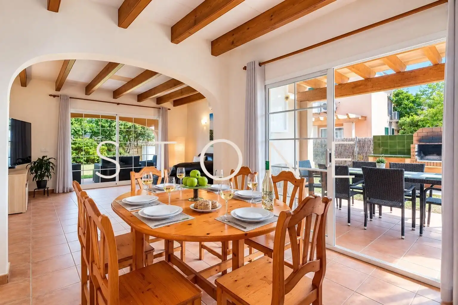 Chalet con piscina en venta en Cala Blanca, imagen 4