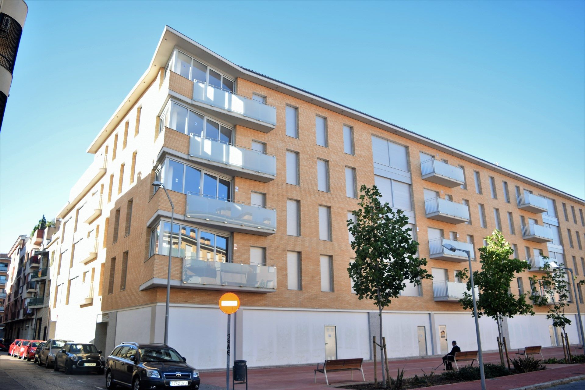 Exterior view of Flat to rent in Girona Capital  with Heating, Terrace and Swimming Pool
