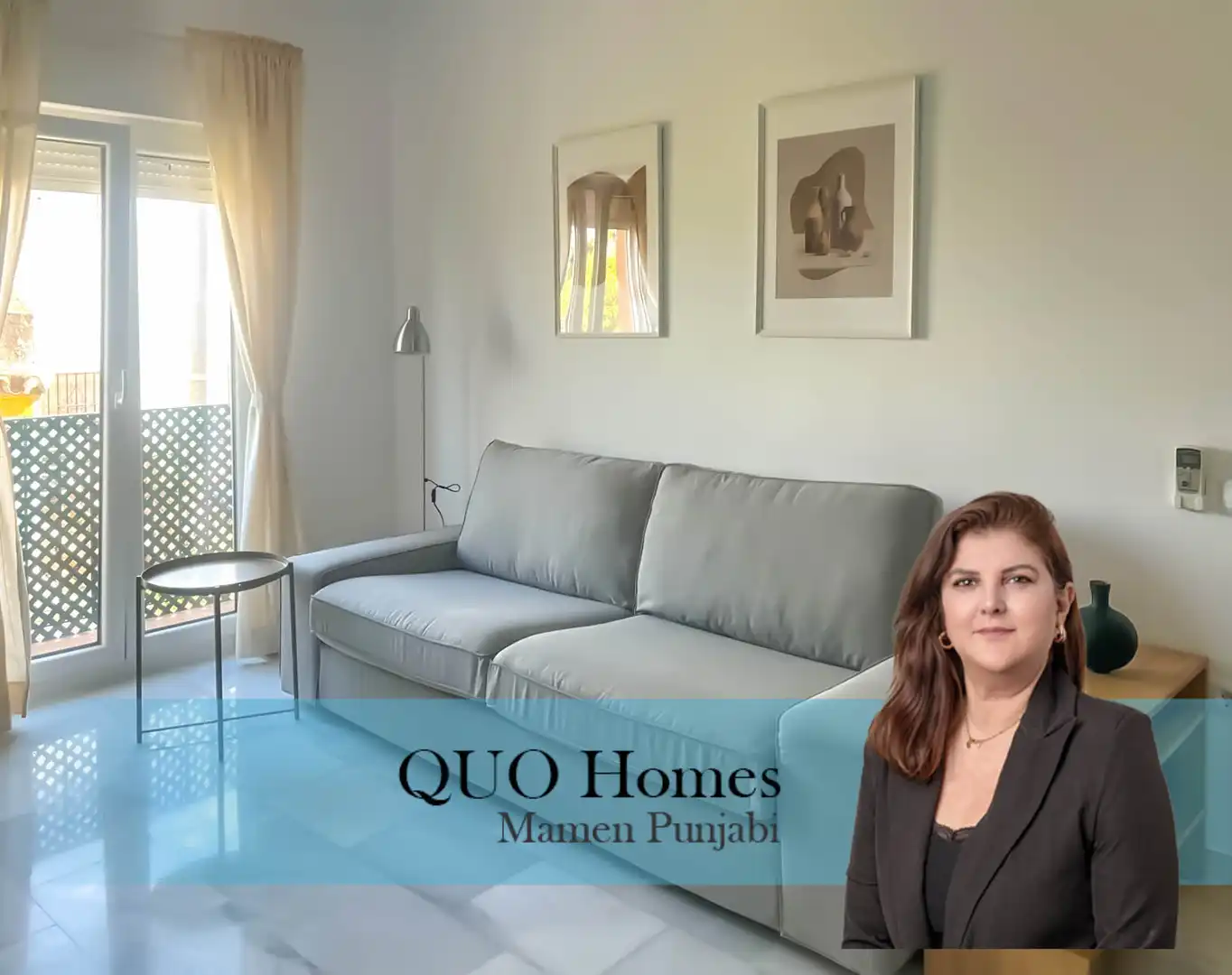 Sala d'estar de Pis en venda en Jerez de la Frontera amb Aire condicionat, Moblat i Balcó