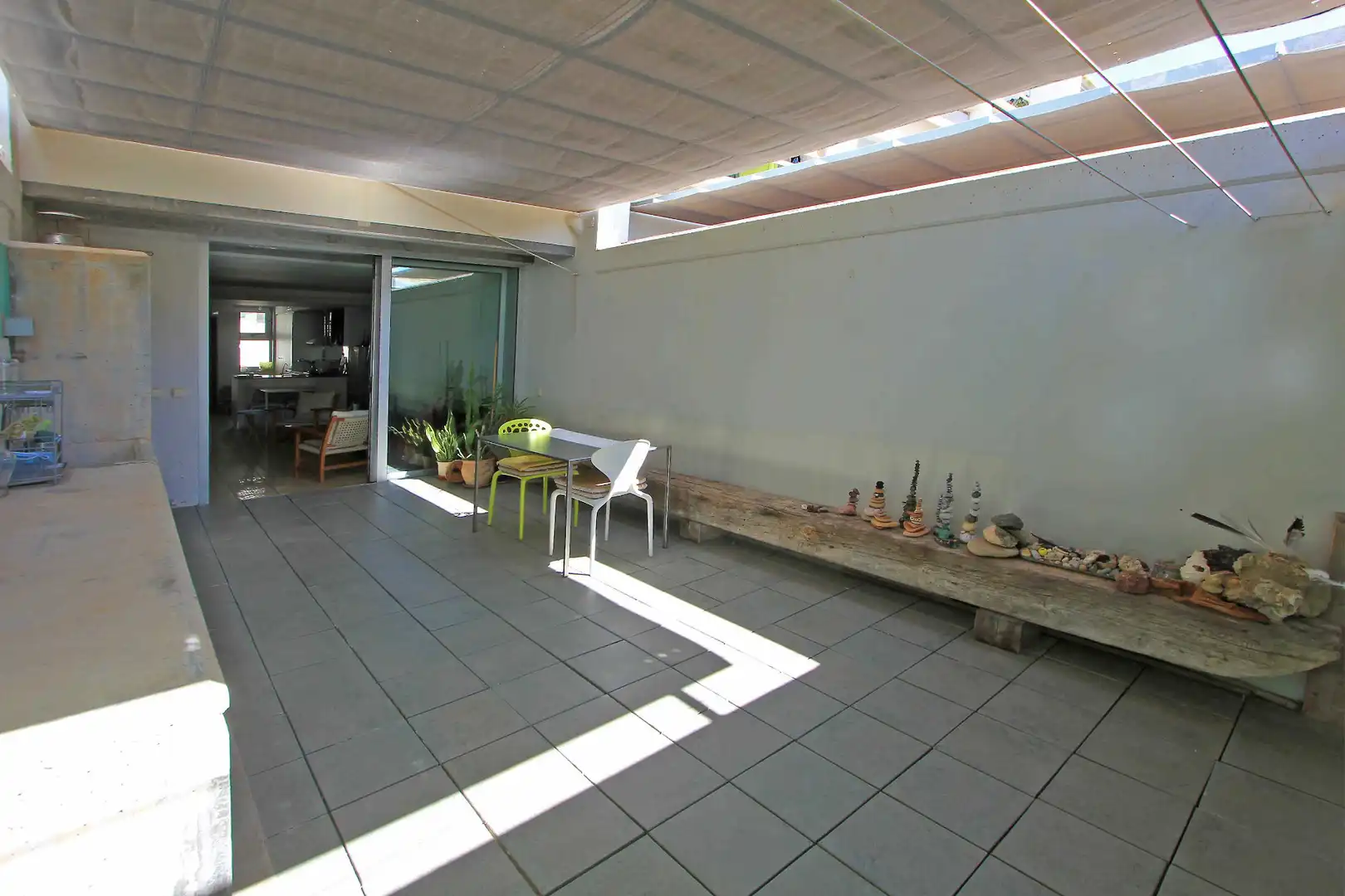 Terraza de Casa adosada en venta en Alicante / Alacant con Aire acondicionado, Jardín privado y Terraza