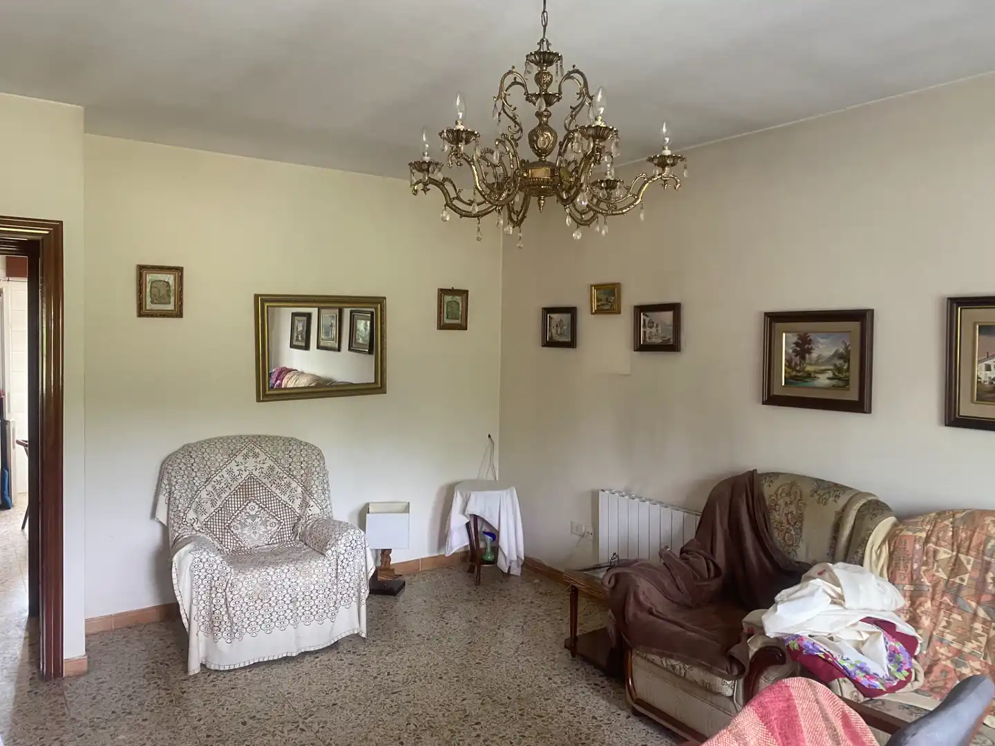 Living room of Houses for sale in Vedra  with Heating, Private garden and Furnished