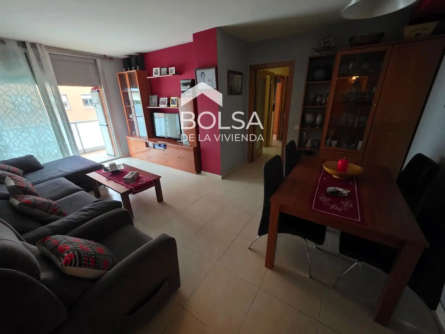 Sala d'estar de Pis en venda en Manresa amb Terrassa i Moblat