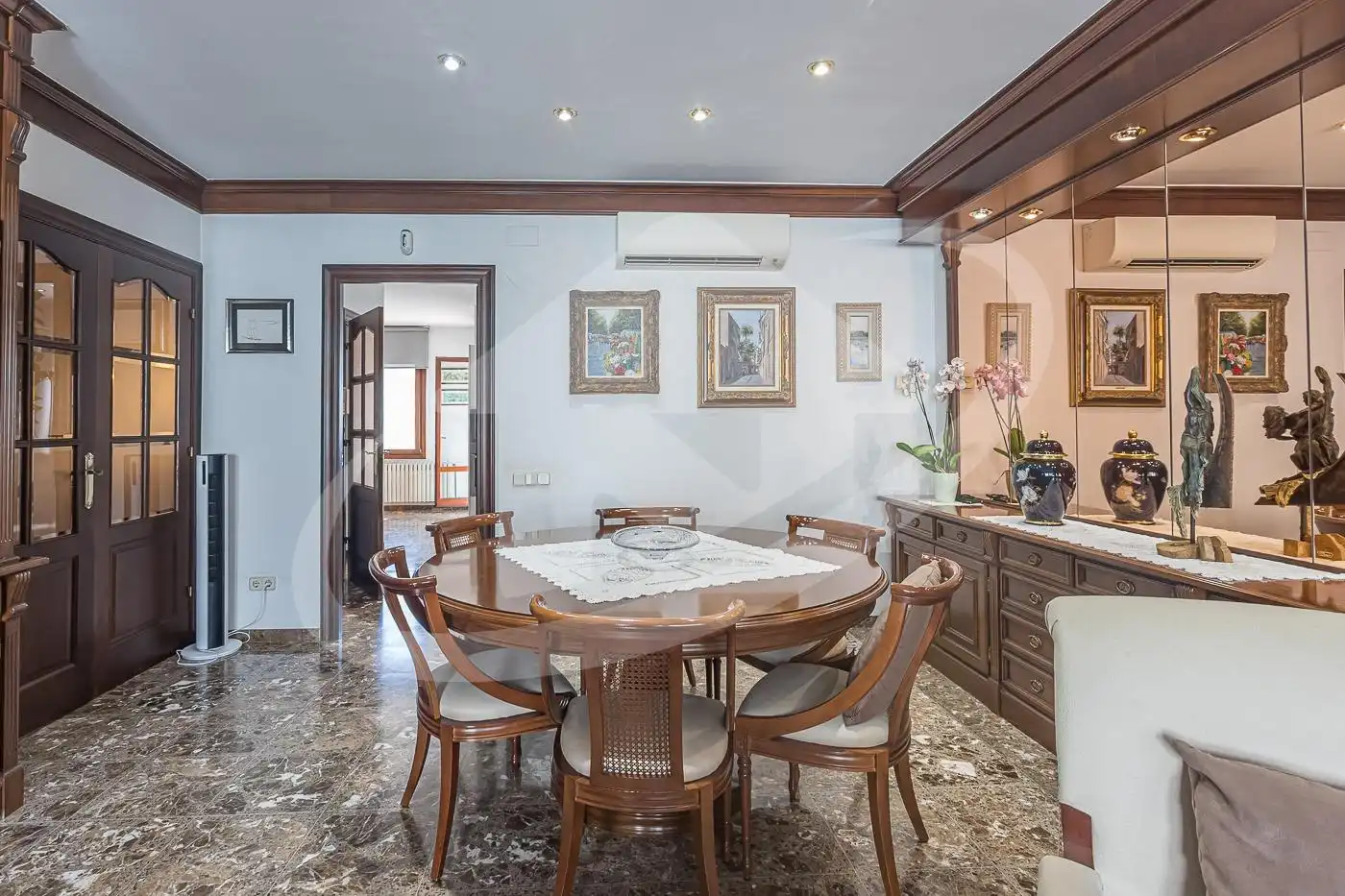Dining room of Houses for sale in Sabadell  with Air Conditioner, Heating and Storage room