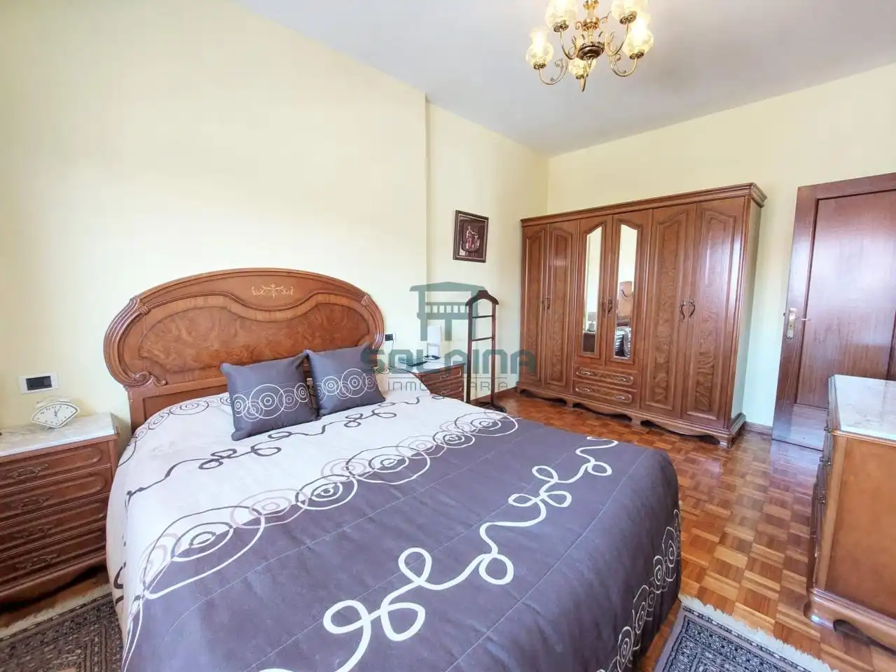 Dormitori de Casa adosada en venda en San Cibrao das Viñas amb Calefacció, Jardí privat i Parquet