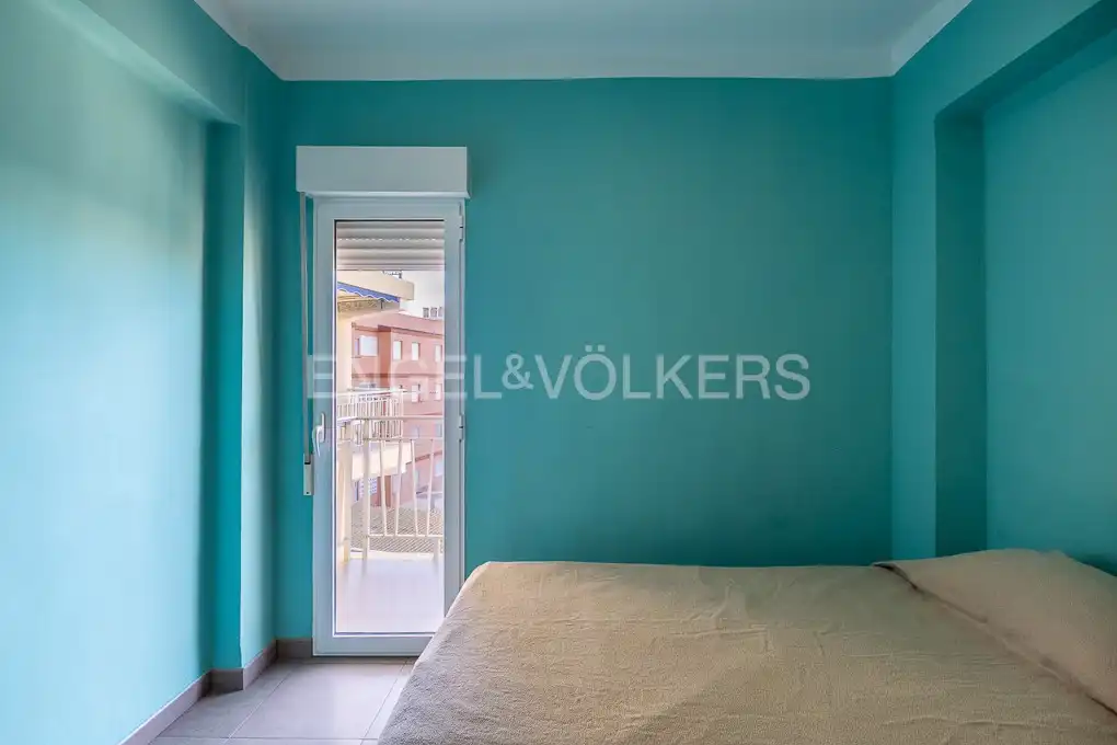 Bedroom of Flat for sale in Sueca  with Heating, Terrace and Furnished