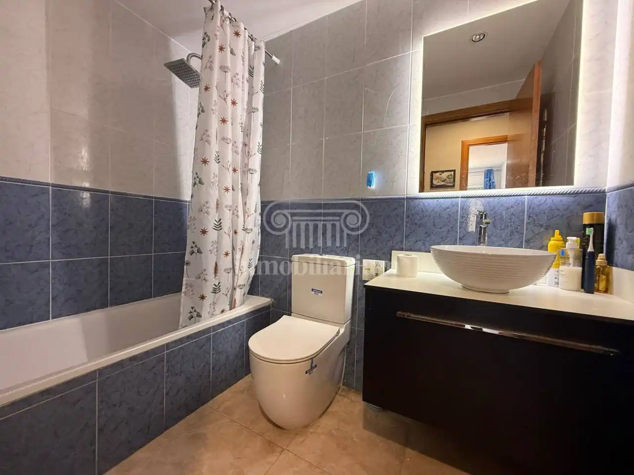 Badezimmer von Wohnung zum Verkauf in Lloret de Mar mit Heizung, Parkett und Terrasse