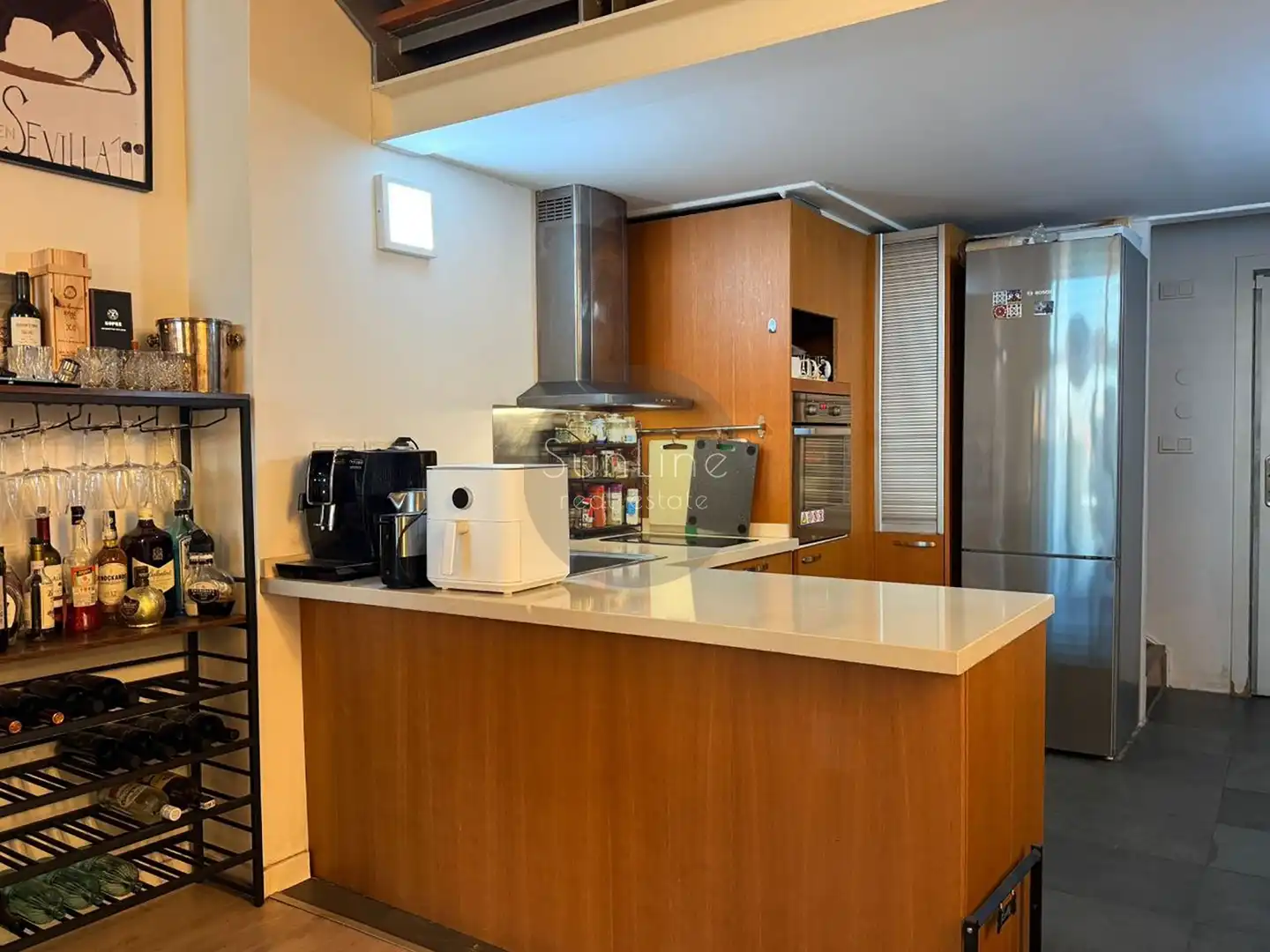 Cocina de Dúplex en venta en Valencia con Aire acondicionado, Terraza y Amueblado