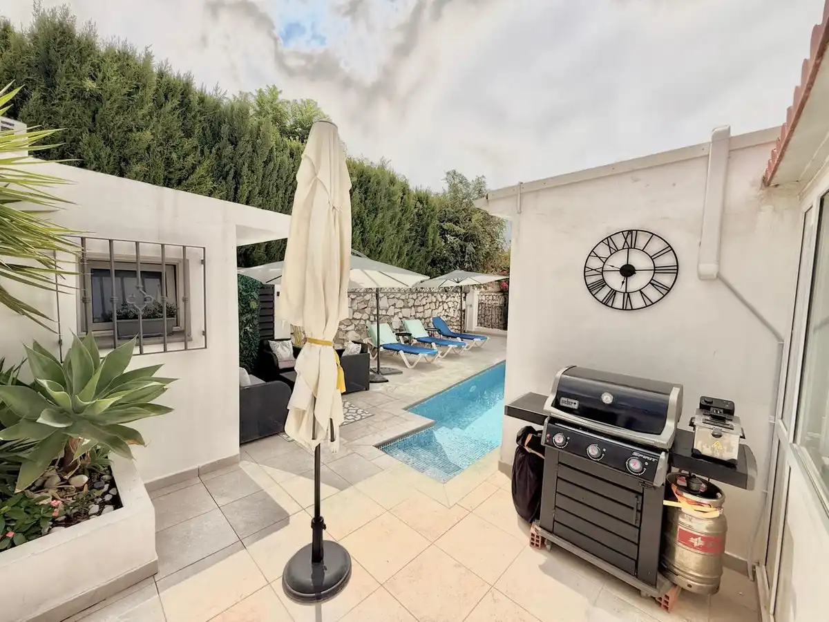 Terrace of Detached homes for sale in Benalmádena  with Air Conditioner, Heating and Private garden