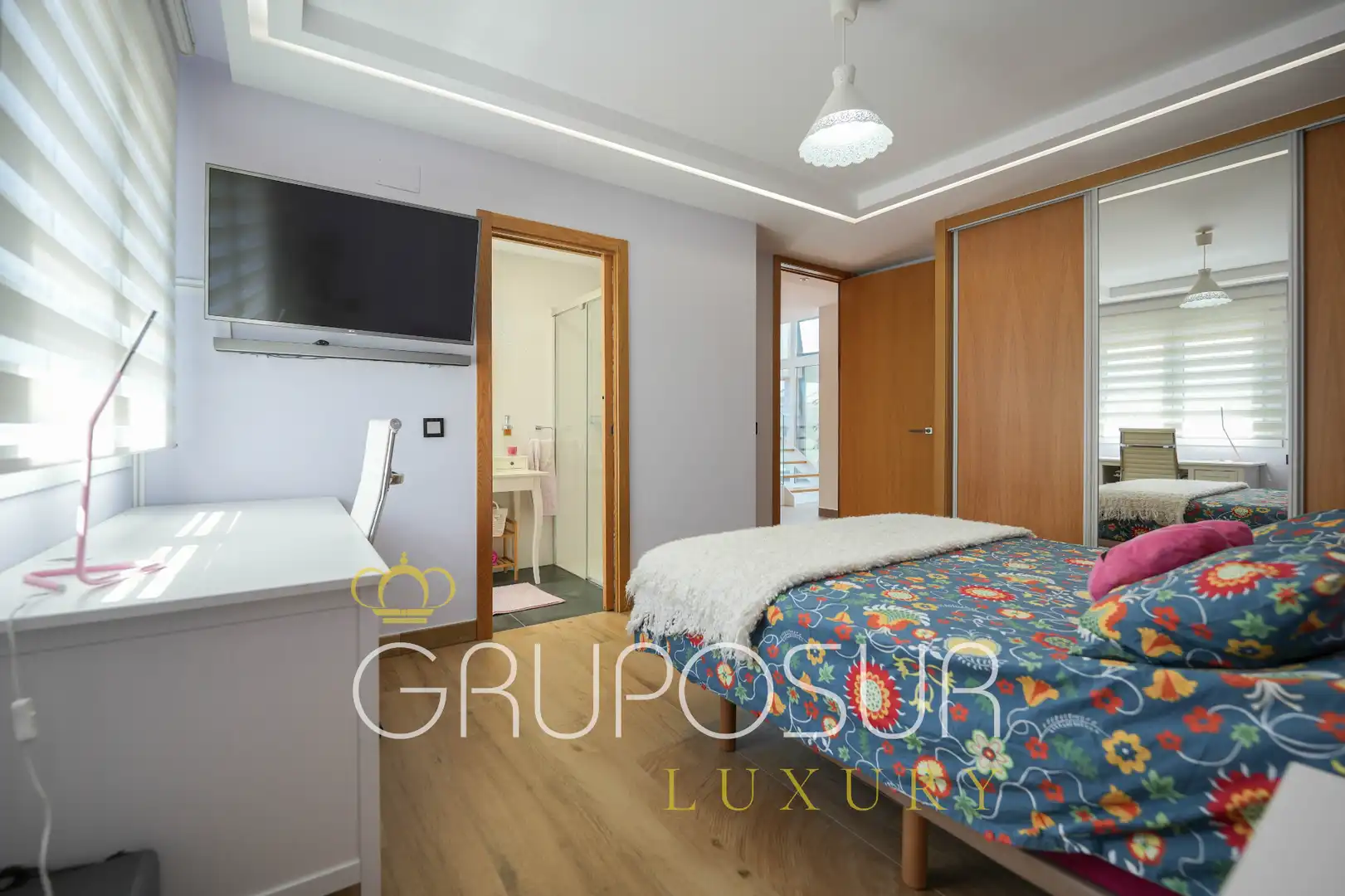 Habitación de Casa o chalet en venta en Valladolid con Aire acondicionado, Calefacción y Jardín privado