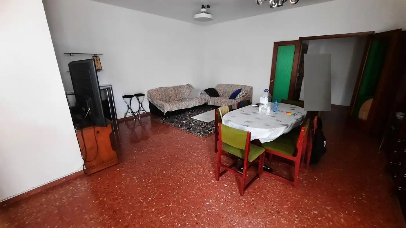 Sala d'estar de Pis en venda en Amposta amb Terrassa, Moblat i Balcó