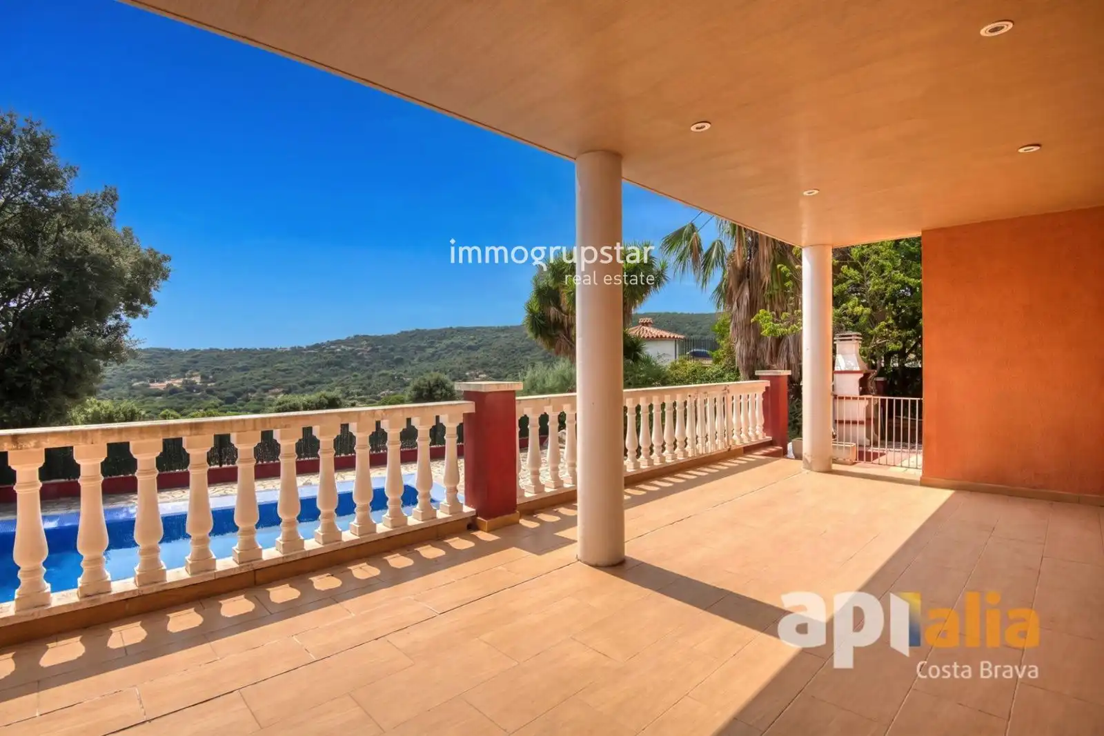 Terrassa de Casa o xalet en venda en Calonge i Sant Antoni amb Calefacció, Terrassa i Piscina