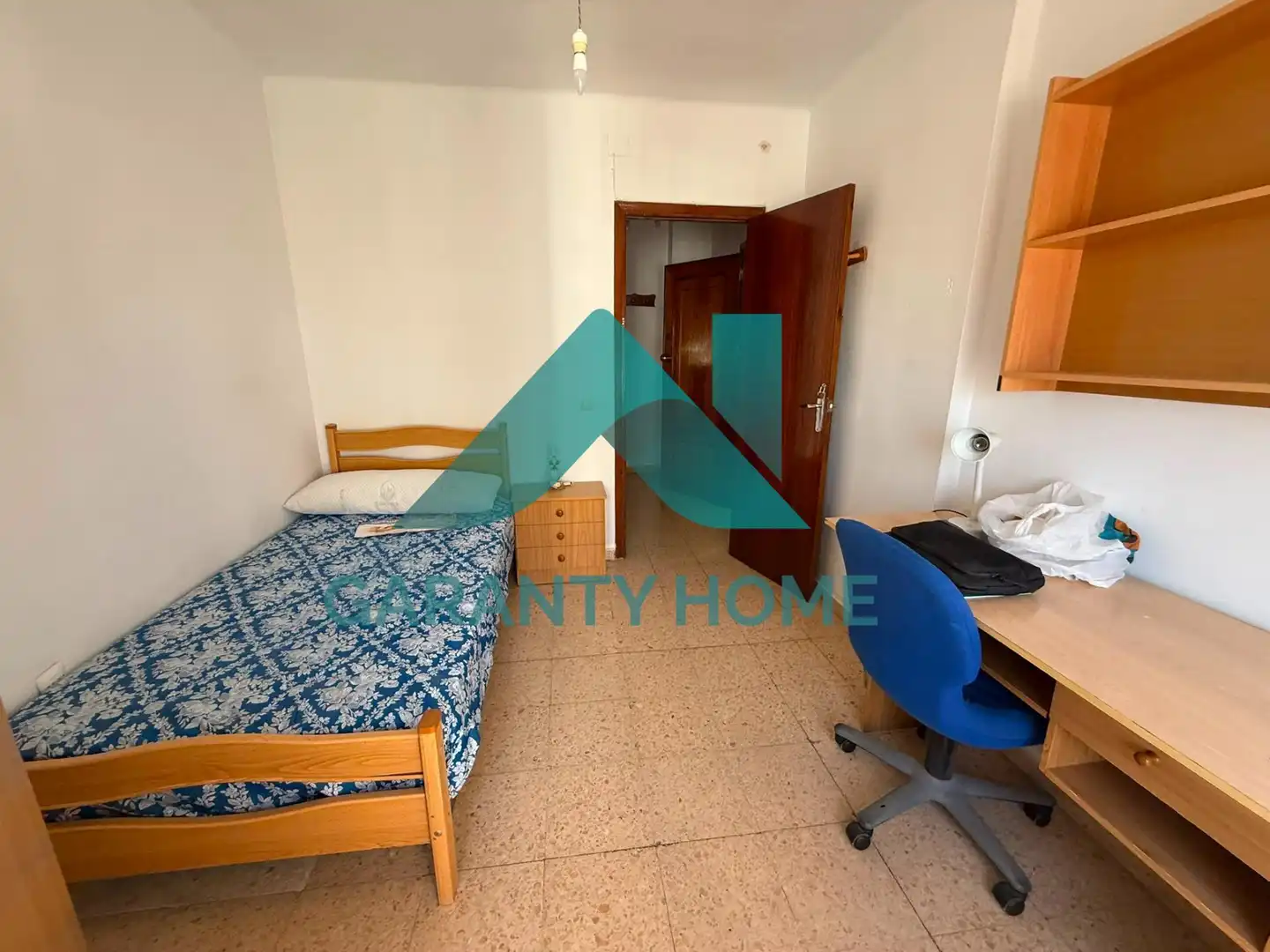 Schlafzimmer von Wohnung zur Miete in Cáceres mit Heizung, Terrasse und Möbliert