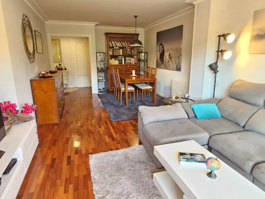 Living room of Flat for sale in Loiu  with Heating, Parquet flooring and Terrace