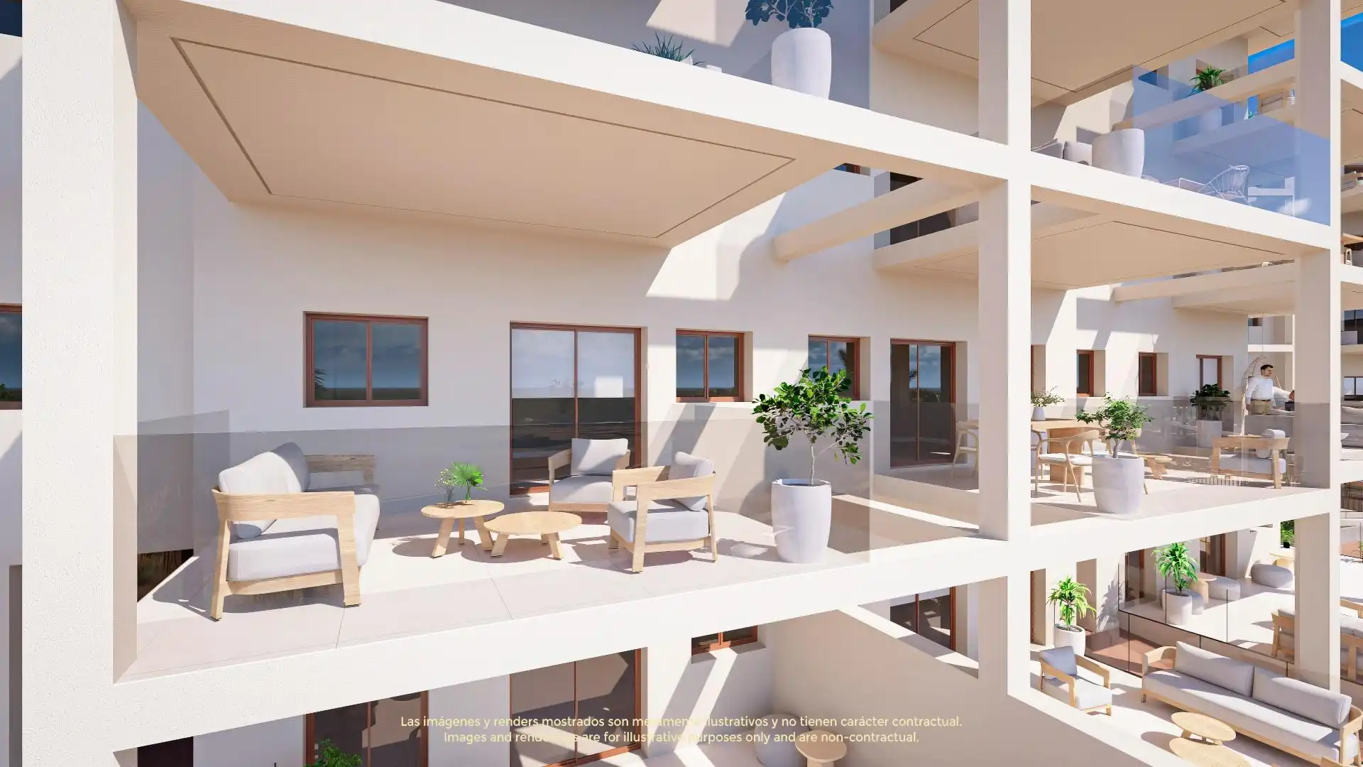 Terraza de Apartamento en venta en Murcia con Aire acondicionado, Calefacción y Jardín privado