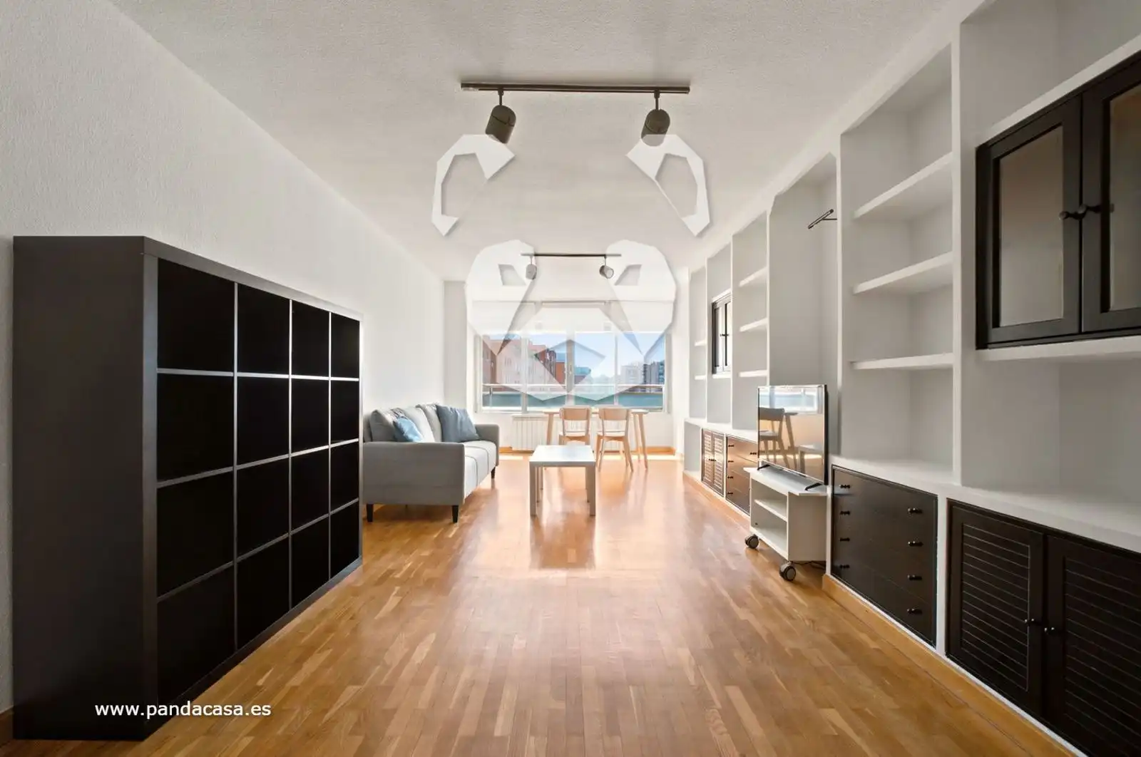 Wohnzimmer von Wohnung zur Miete in Madrid mit Heizung und Möbliert