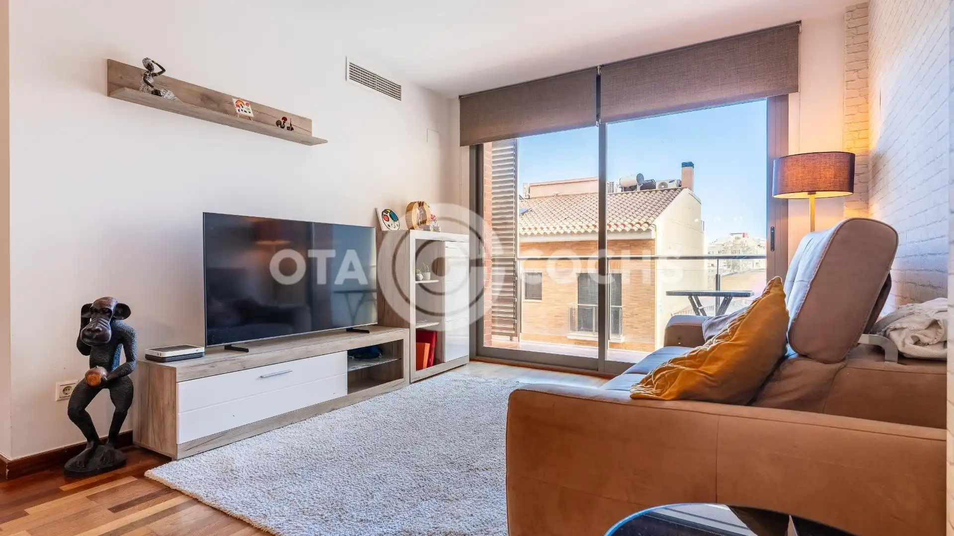 Sala de estar de Piso en venta en Reus con Aire acondicionado, Parquet y Balcón