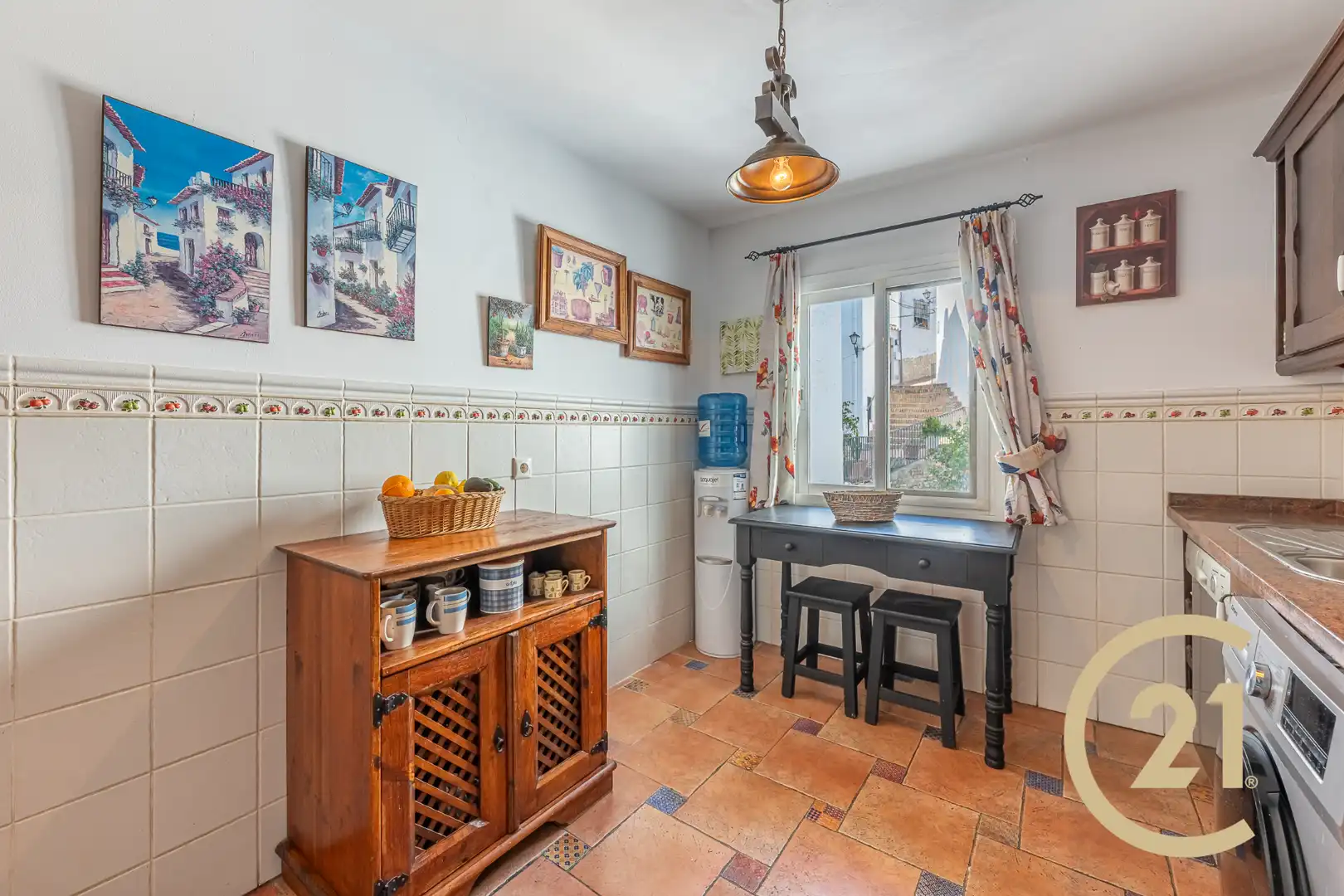 Cocina de Ático en venta en Ojén con Parquet, Amueblado y Horno