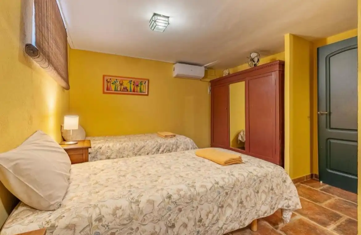 Bedroom of Houses for rent in Monachil  with Air Conditioner, Heating and Private garden