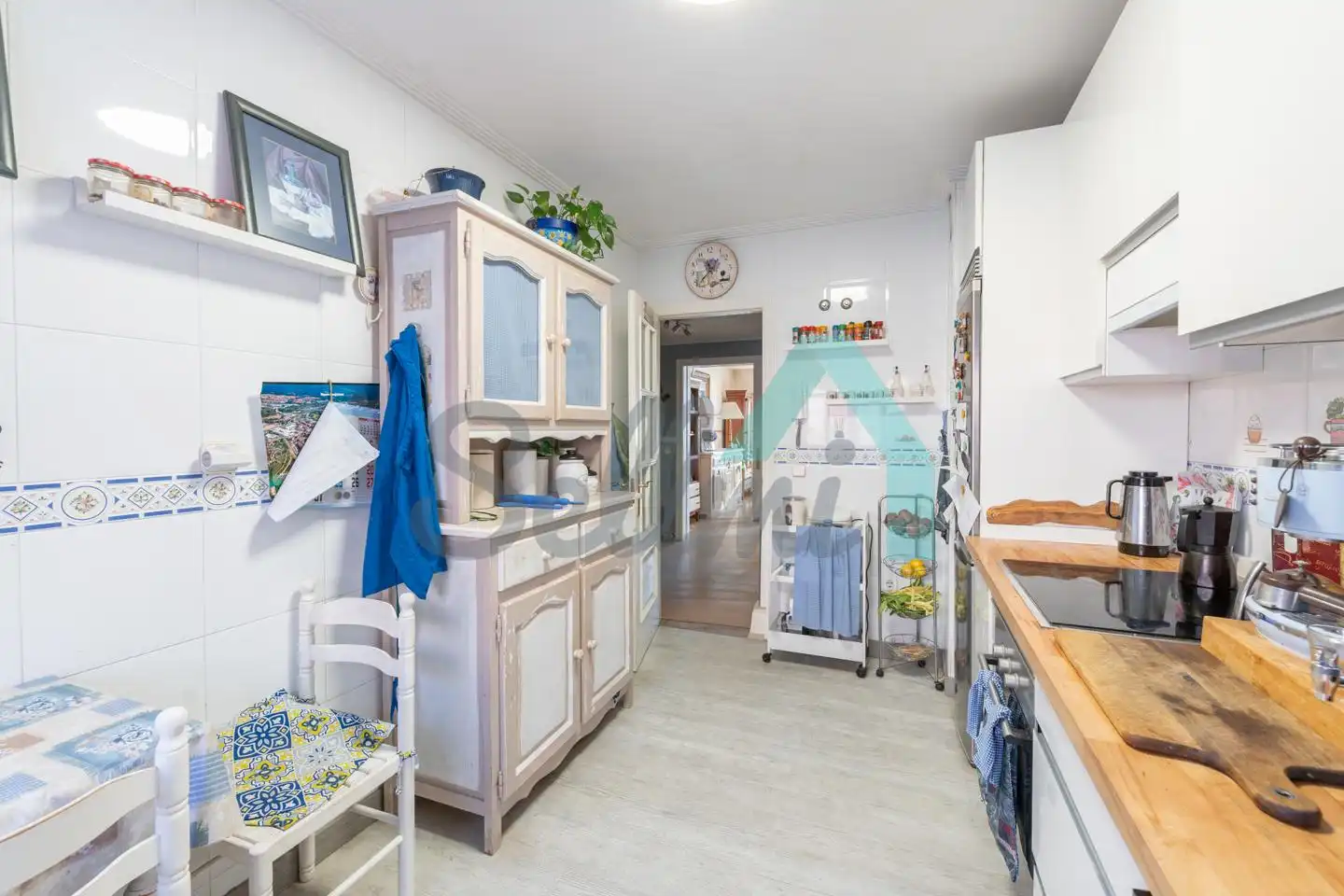 Küche von Wohnung zur untervermieten in Siero mit Heizung, Privatgarten und Parkett