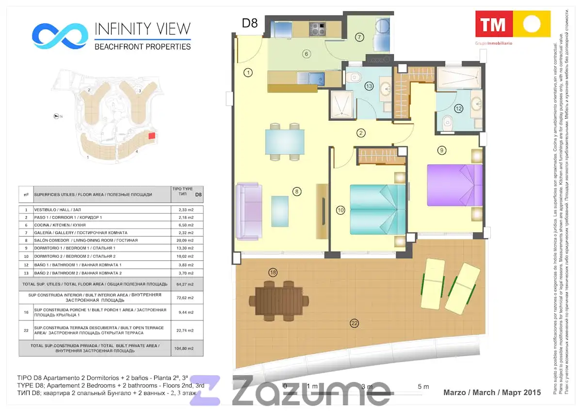 Mini appartamento con terrazza in affitto a P.º Soria, imagen 34