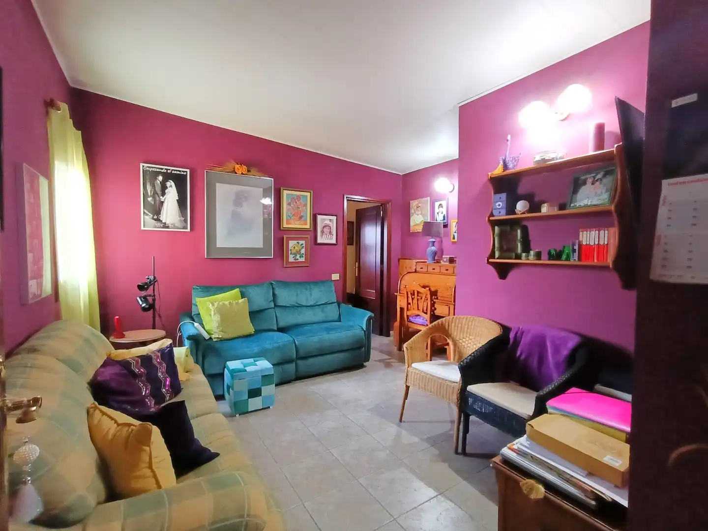 Wohnzimmer von Haus oder Chalet zum Verkauf in San Cristóbal de la Laguna mit Privatgarten und Abstellraum
