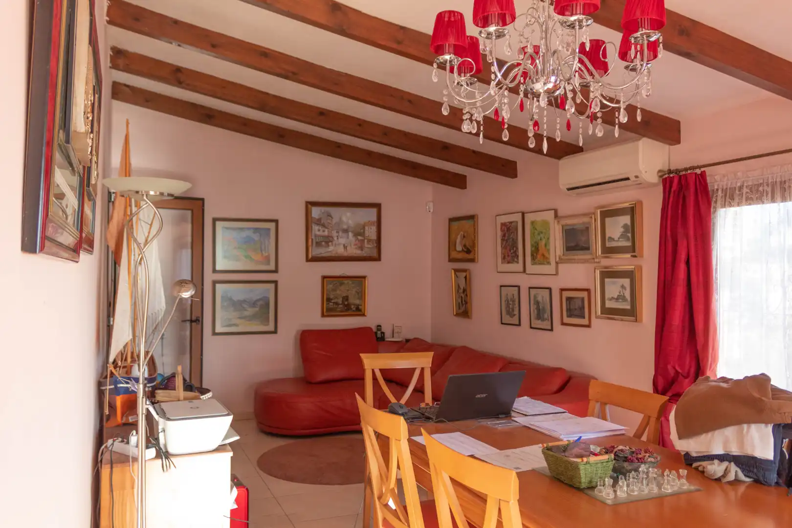 Living room of Houses for sale in Benitachell / El Poble Nou de Benitatxell  with Air Conditioner, Heating and Private garden